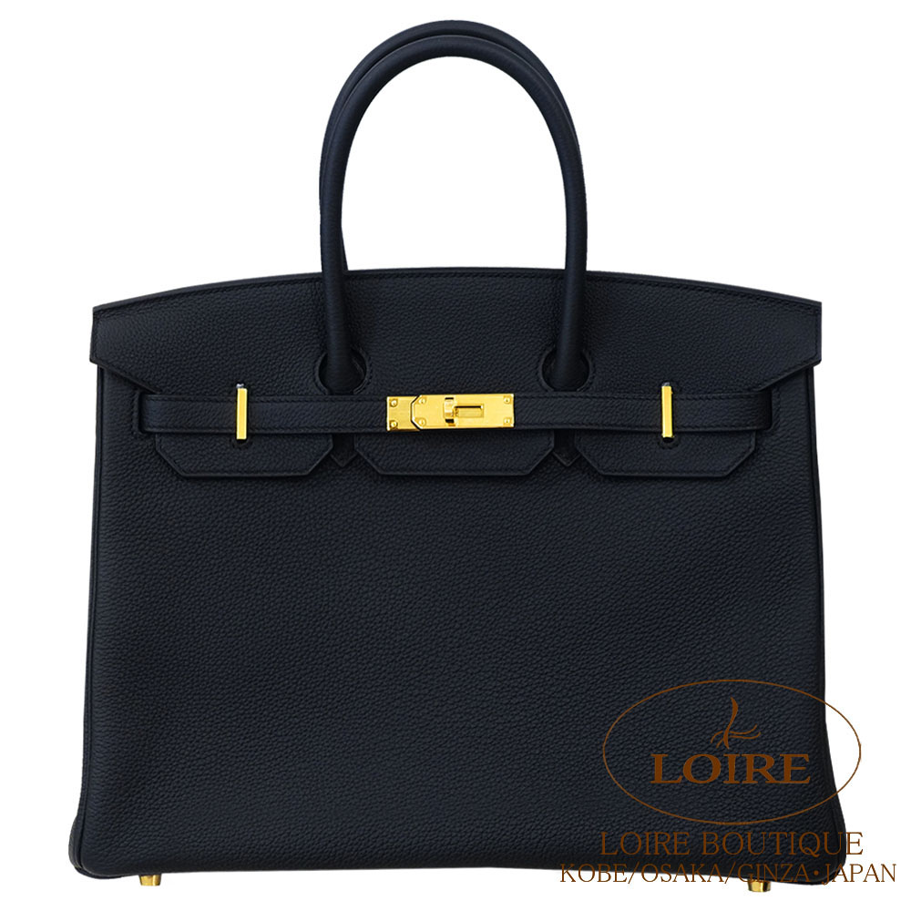 エルメス<br>バーキン 35cm<br>クロ<br>トゴ<br>ゴールド金具