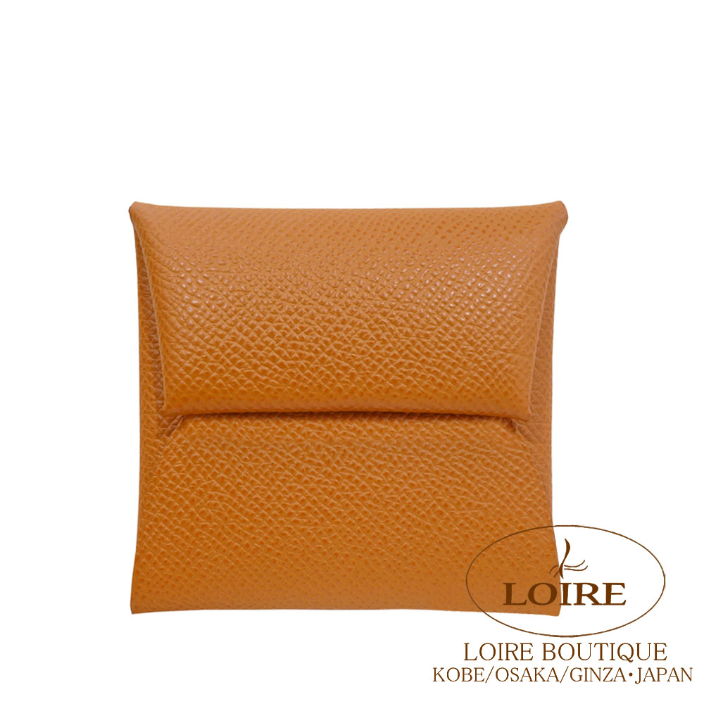 エルメス<br>バスティア コインケース<br>ゴールド<br>エプソン<br>シルバー金具