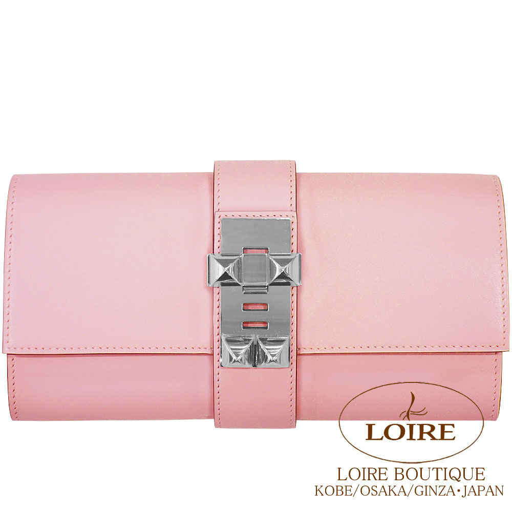 エルメス<br>ポシェットメドール<br>ローズサクラ<br>ヴォー･タデラクト<br>シルバー金具