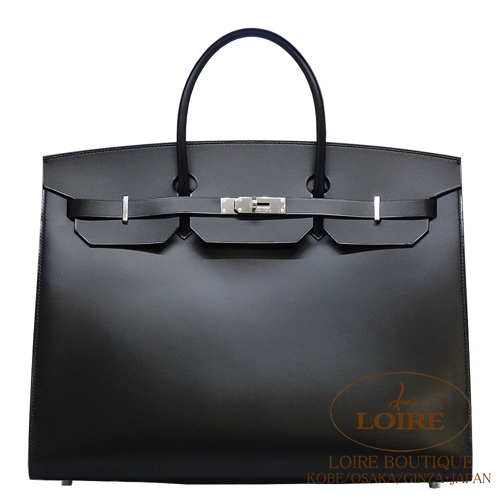 エルメス<br>バーキン 40cm セリエ<br>クロ<br>ヴァッシュハンター<br>シルバー金具