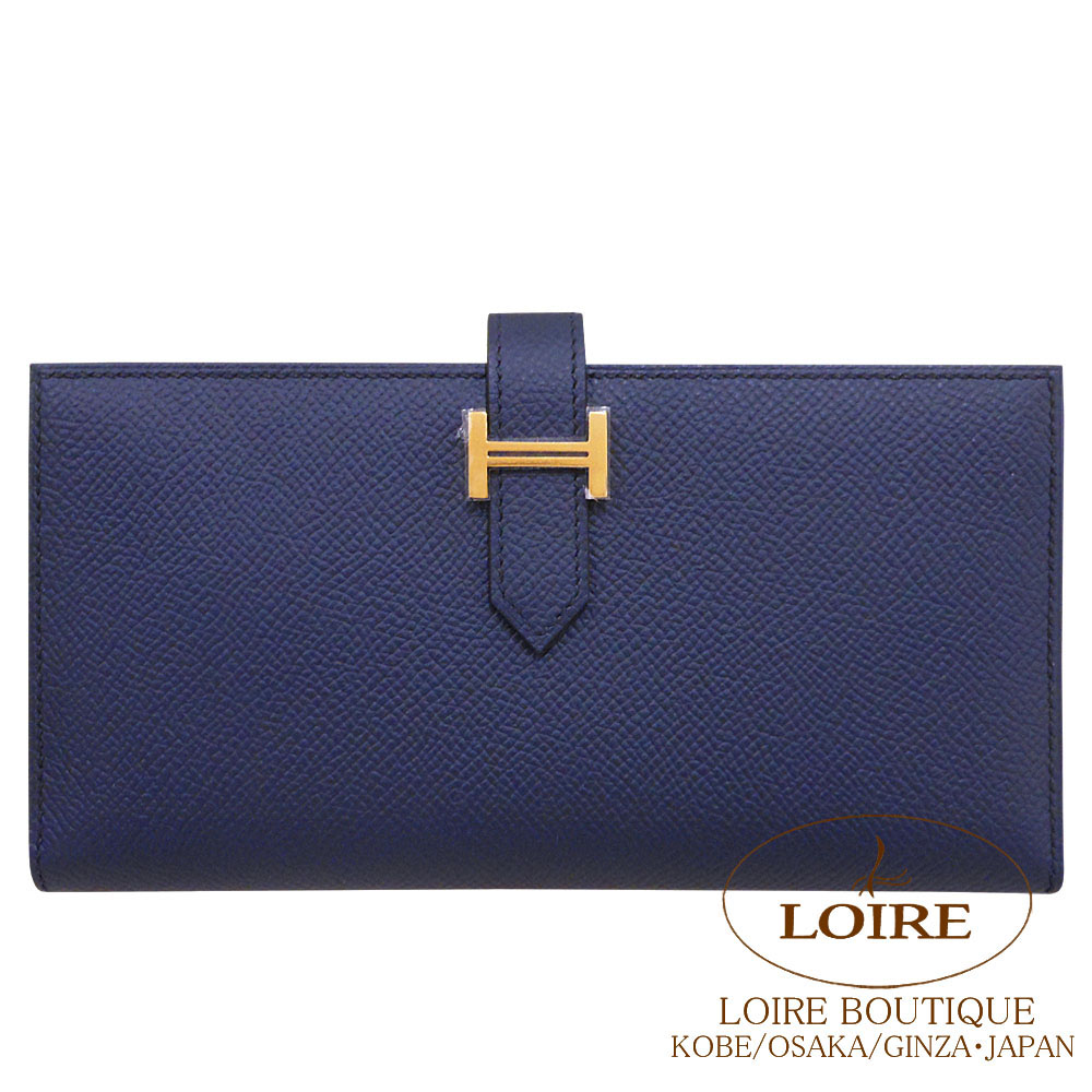 エルメス<br>ベアン スフレ<br>ブルーインディゴ<br>エプソン<br>ゴールド金具