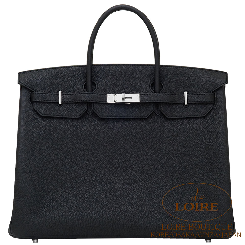 エルメス<br>バーキン 40cm<br>パーソナル<br>クロ<br>トゴ<br>マットシルバー金具