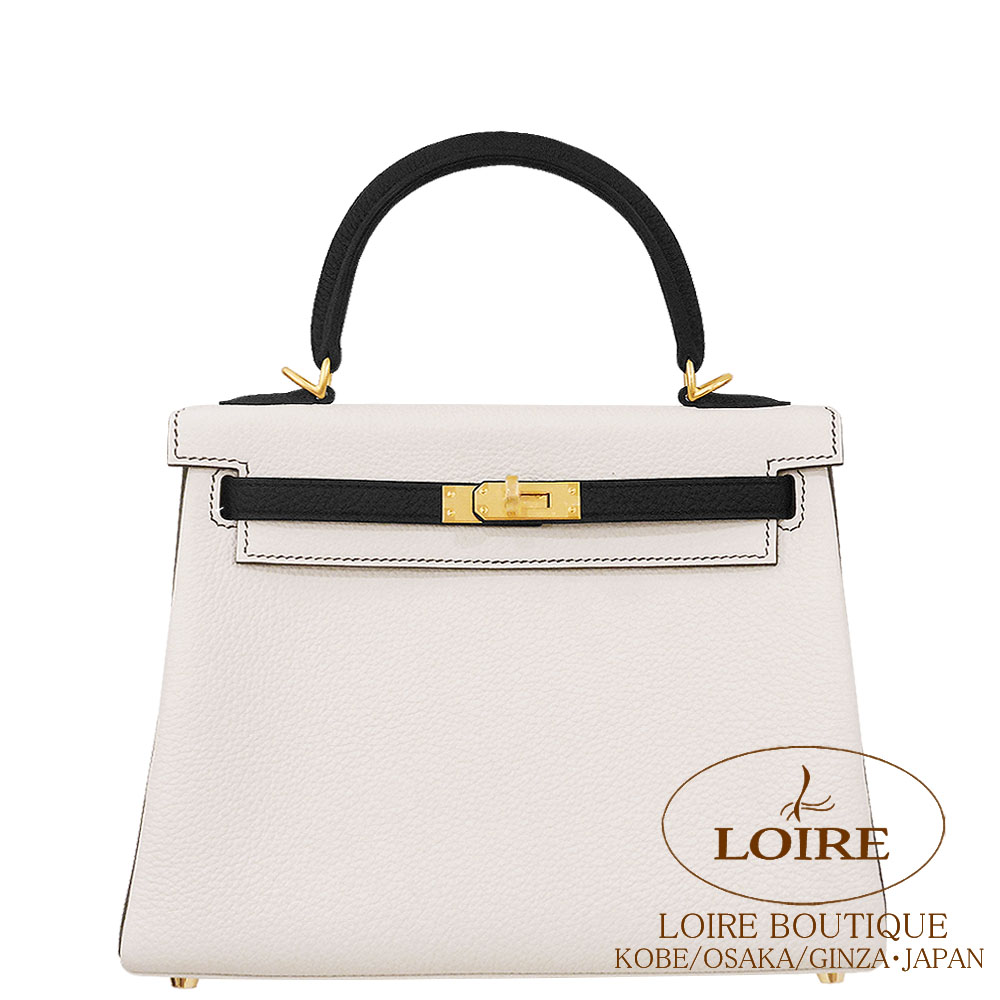 エルメス<br>ケリー 25cm 内縫い<br>パーソナル<br>クレ×クロ(クロステッチ)<br>トゴ<br>マットゴールド金具