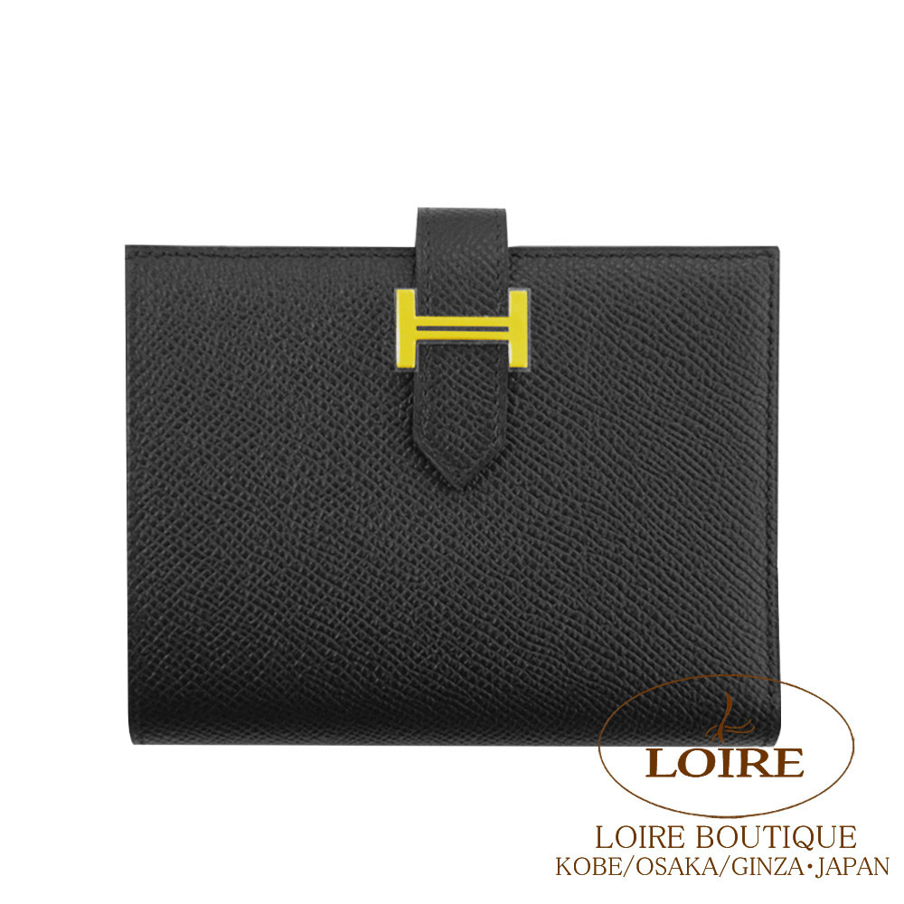 エルメス<br>ベアン コンパクト<br>クロ<br>エプソン<br>ゴールド金具