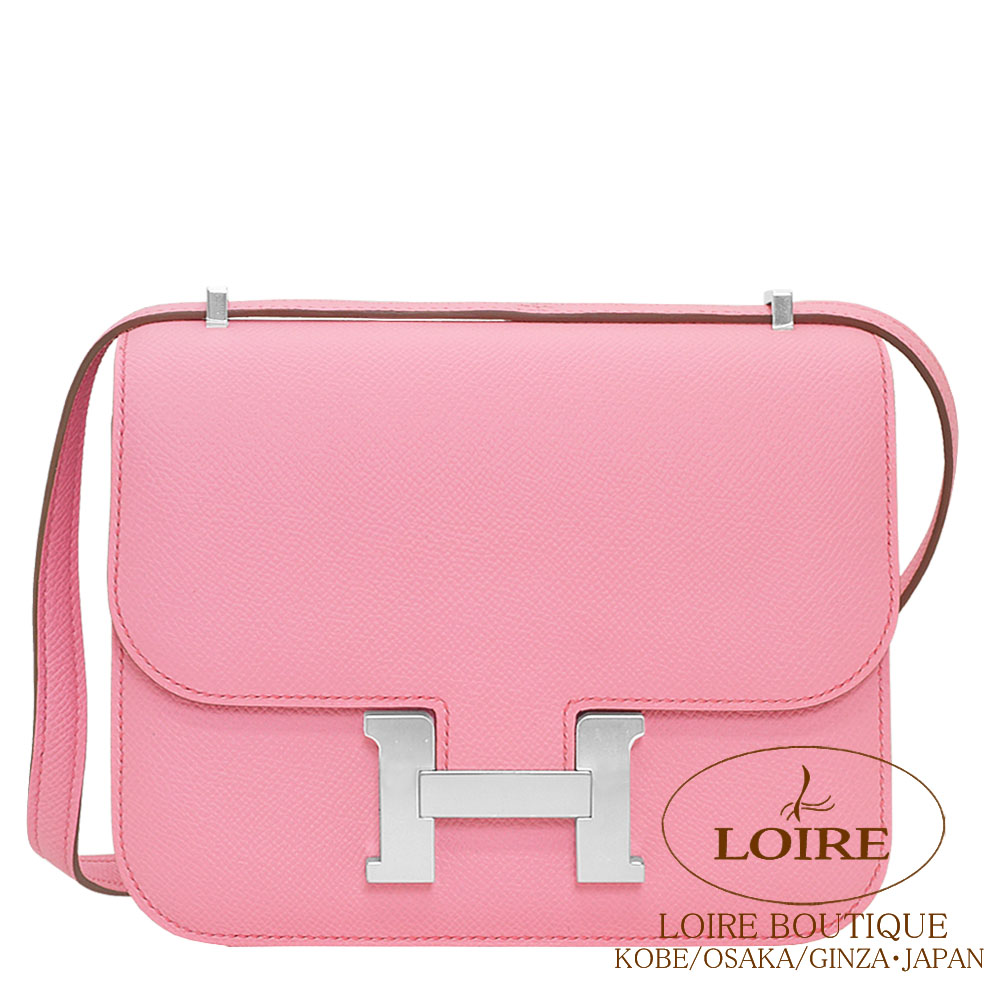 エルメス<br>コンスタンス ミニ<br>ローズコンフェッティ<br>エプソン<br>シルバー金具