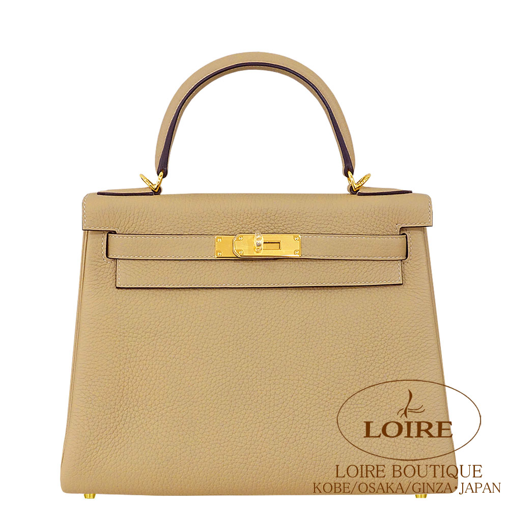 エルメス<br>ケリー 28cm 内縫い<br>トレンチ<br>クレマンス<br>ゴールド金具　