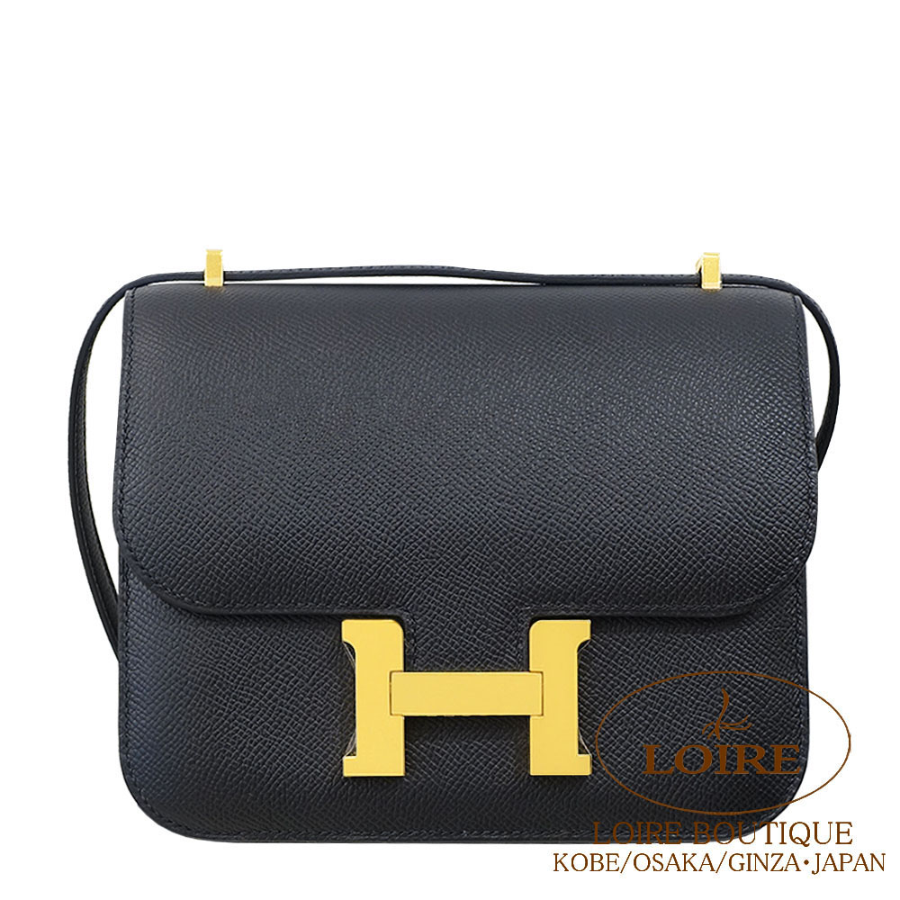 エルメス<br>コンスタンス ミニ<br>クロ<br>エプソン<br>ゴールド金具