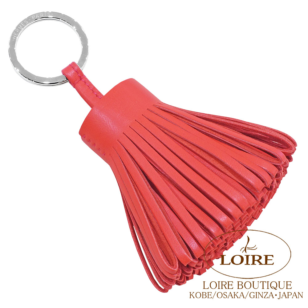 エルメス<br>カルメン キーリング<br>ブーゲンビリア<br>ラムスキン<br>シルバー金具　
