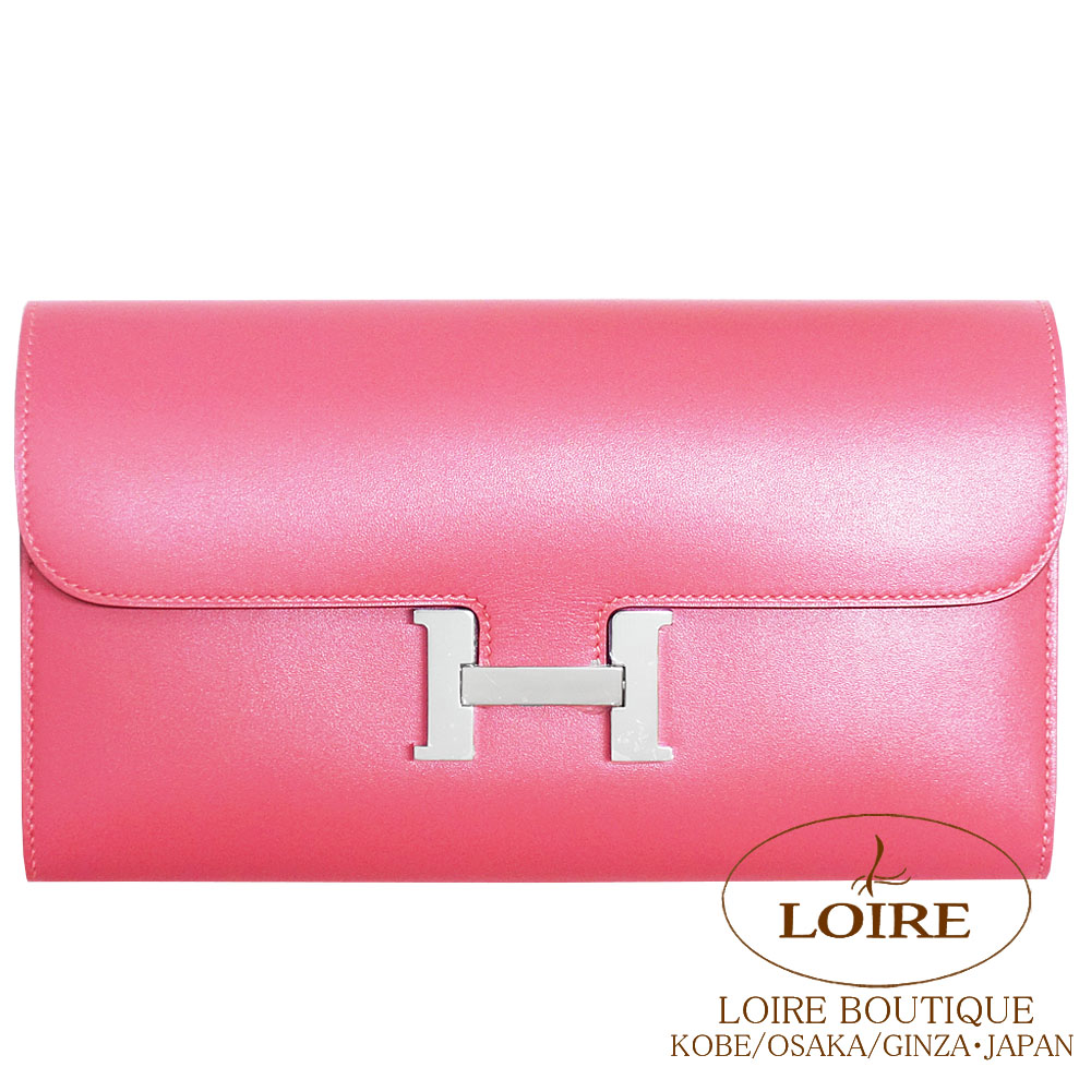 エルメス<br>コンスタンス ロング<br>ローズリップスティック<br>ヴォー・タデラクト<br>シルバー金具